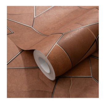 Papier Peint ERISMANN Collection ELLE DECORATION 4 10445-13 Terracotta