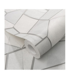 Papier Peint ERISMANN Collection ELLE DECORATION 4 10445-31 Gris argente