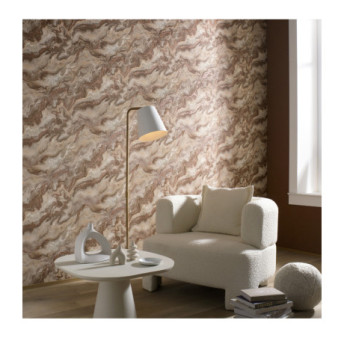 Papier Peint ERISMANN Collection ELLE DECORATION 4 10447-13 Terracotta