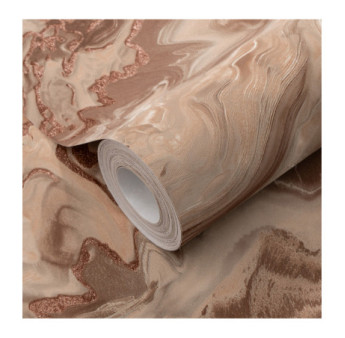 Papier Peint ERISMANN Collection ELLE DECORATION 4 10447-13 Terracotta