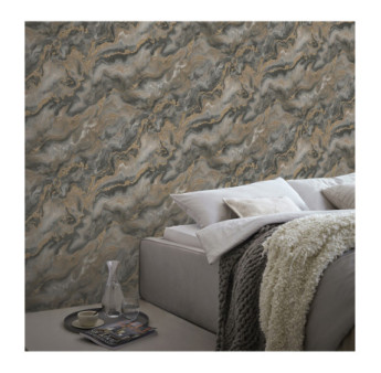 Papier Peint ERISMANN Collection ELLE DECORATION 4 10447-37 Or