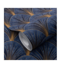 Papier Peint ERISMANN Collection ELLE DECORATION 4 10451-08 Bleu