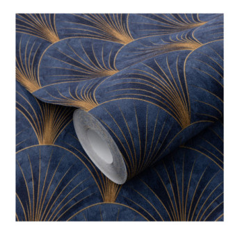 Papier Peint ERISMANN Collection ELLE DECORATION 4 10451-08 Bleu