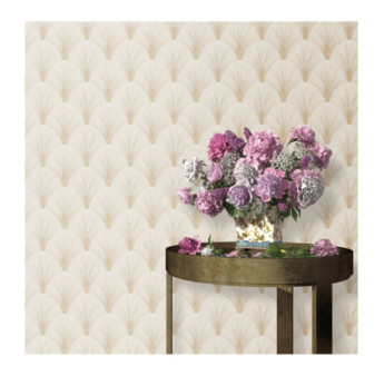 Papier Peint ERISMANN Collection ELLE DECORATION 4 10451-14 Beige creme