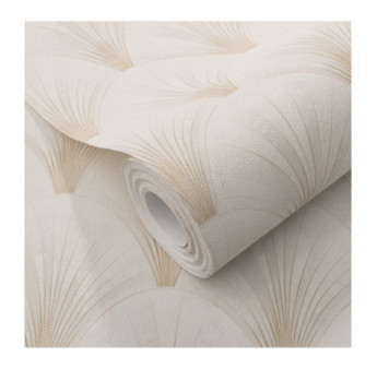 Papier Peint ERISMANN Collection ELLE DECORATION 4 10451-14 Beige creme