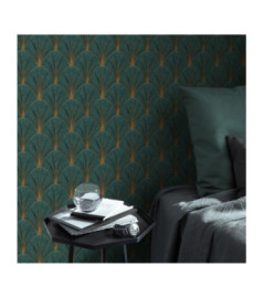 Papier Peint ERISMANN Collection ELLE DECORATION 4 10451-19 Vert eau
