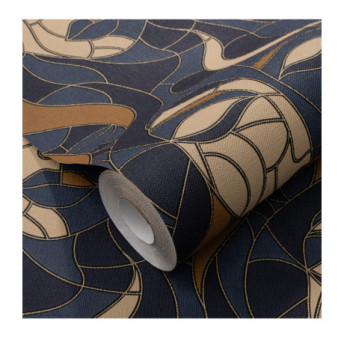 Papier Peint ERISMANN Collection ELLE DECORATION 4 10458-08 Bleu