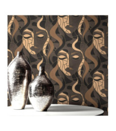 Papier Peint ERISMANN Collection ELLE DECORATION 4 10458-37 Marron