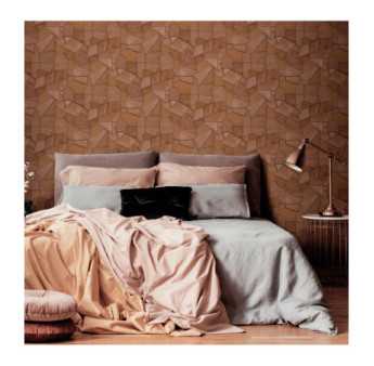 Papier Peint ERISMANN Collection ELLE DECORATION 4 12217-13 Terracotta