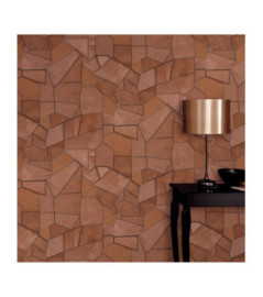 Papier Peint ERISMANN Collection ELLE DECORATION 4 12217-13 Terracotta