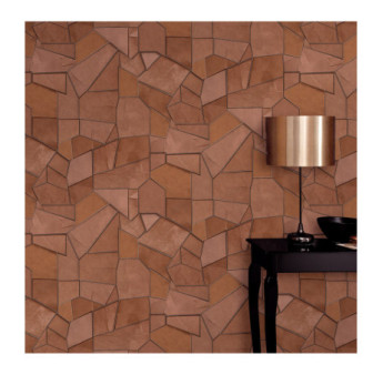 Papier Peint ERISMANN Collection ELLE DECORATION 4 12217-13 Terracotta