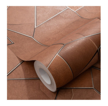 Papier Peint ERISMANN Collection ELLE DECORATION 4 12217-13 Terracotta