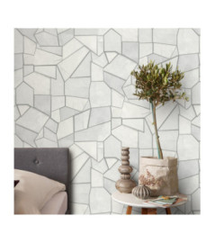 Papier Peint ERISMANN Collection ELLE DECORATION 4 12217-31 Gris argent