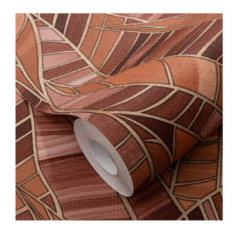 Papier Peint ERISMANN Collection ELLE DECORATION 4 12218-13 Terracotta