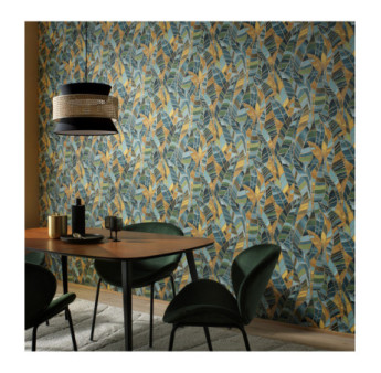 Papier Peint ERISMANN Collection ELLE DECORATION 4 12218-19 Vert