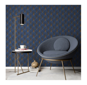 Papier Peint ERISMANN Collection ELLE DECORATION 4 12220-08 Bleu