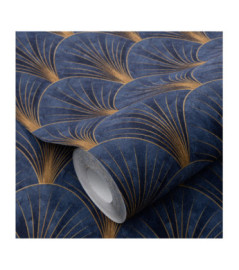 Papier Peint ERISMANN Collection ELLE DECORATION 4 12220-08 Bleu