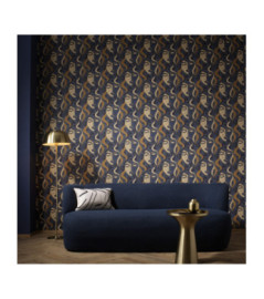 Papier Peint ERISMANN Collection ELLE DECORATION 4 12222-08 Bleu