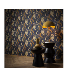 Papier Peint ERISMANN Collection ELLE DECORATION 4 12222-08 Bleu