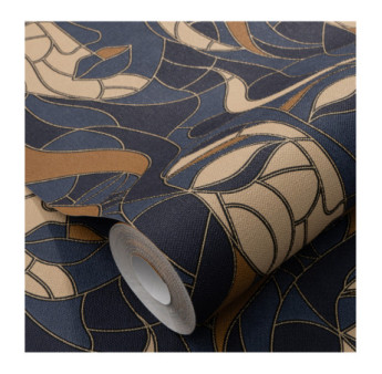 Papier Peint ERISMANN Collection ELLE DECORATION 4 12222-08 Bleu