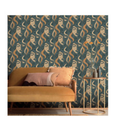 Papier Peint ERISMANN Collection ELLE DECORATION 4 12222-19 Vert