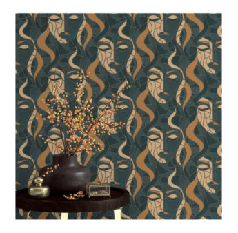 Papier Peint ERISMANN Collection ELLE DECORATION 4 12222-19 Vert