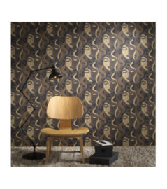 Papier Peint ERISMANN Collection ELLE DECORATION 4 12222-37 Marron