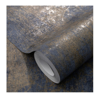 Papier Peint ERISMANN Collection ELLE DECORATION 4 12224-08 Bleu or