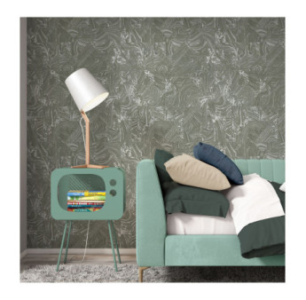 Papier Peint ERISMANN Collection MELISSA 10358-15 Argente