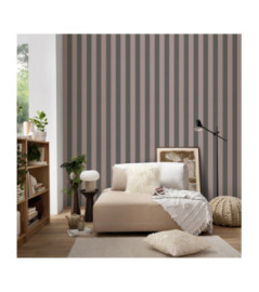 Papier Peint ERISMANN Collection MELISSA 10361-48 Rose anthracite