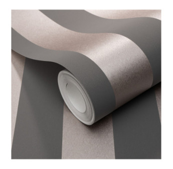 Papier Peint ERISMANN Collection MELISSA 10361-48 Rose anthracite