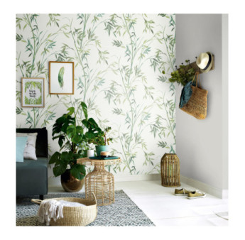 Papier Peint ERISMANN Collection MARTINIQUE 10388-07 Vert
