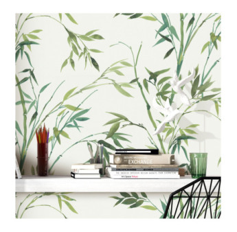 Papier Peint ERISMANN Collection MARTINIQUE 10388-07 Vert