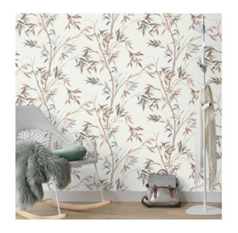 Papier Peint ERISMANN Collection MARTINIQUE 10388-11 Marron