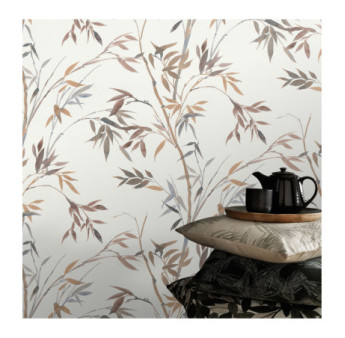 Papier Peint ERISMANN Collection MARTINIQUE 10388-11 Marron