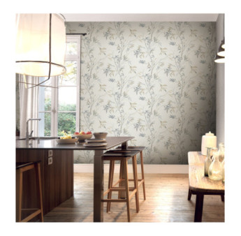 Papier Peint ERISMANN Collection MARTINIQUE 10388-38 Beige gris