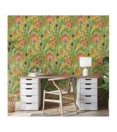 Papier Peint ERISMANN Collection MARTINIQUE 10390-20 Jaune