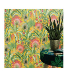 Papier Peint ERISMANN Collection MARTINIQUE 10390-20 Jaune