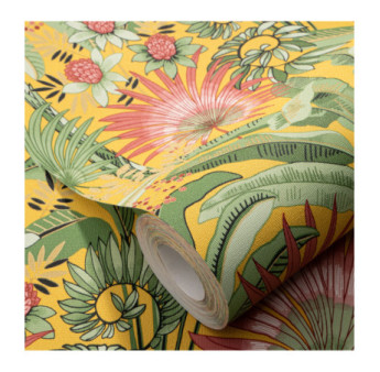 Papier Peint ERISMANN Collection MARTINIQUE 10390-20 Jaune