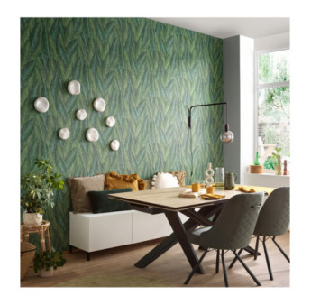 Papier Peint ERISMANN Collection MARTINIQUE 10391-07 Vert