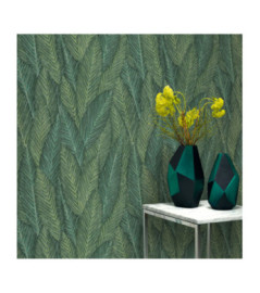 Papier Peint ERISMANN Collection MARTINIQUE 10391-07 Vert