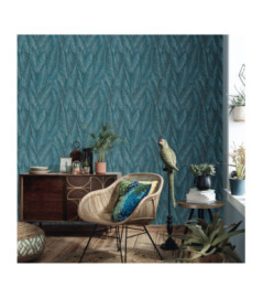 Papier Peint ERISMANN Collection MARTINIQUE 10391-19 Bleu