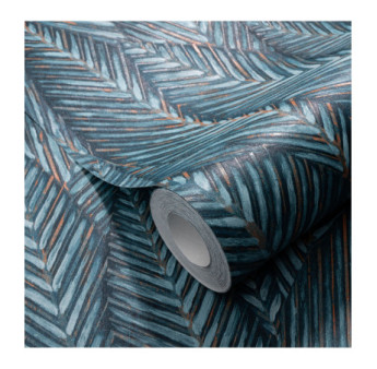 Papier Peint ERISMANN Collection MARTINIQUE 10391-19 Bleu