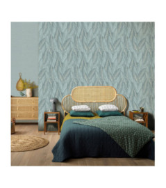 Papier Peint ERISMANN Collection MARTINIQUE 10391-35 Vert celadon