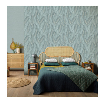 Papier Peint ERISMANN Collection MARTINIQUE 10391-35 Vert celadon