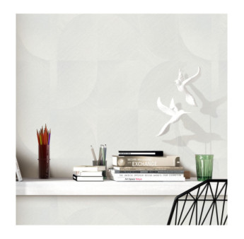 Papier Peint ERISMANN Collection MARTINIQUE 10392-31 Blanc