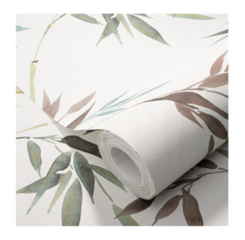 Papier Peint ERISMANN Collection MARTINIQUE 12188-18 Vert celadon