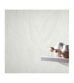 Papier Peint ERISMANN Collection MARTINIQUE 12191-31 Blanc