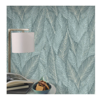 Papier Peint ERISMANN Collection MARTINIQUE 12191-35 Vert celadon