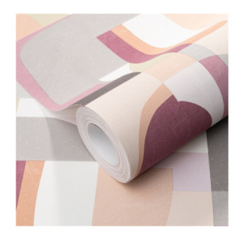 Papier Peint ERISMANN Collection GENTLE 10432-06 Rose gris